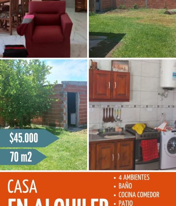 #ALQUILER CASA UN DORMITORIO – SAN BENITO – NO DISPONIBLE