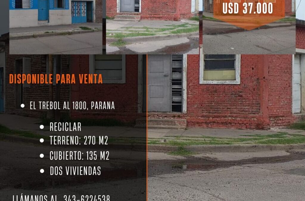 #VENDO DOS PROPIEDADES A REFACCIONAR
